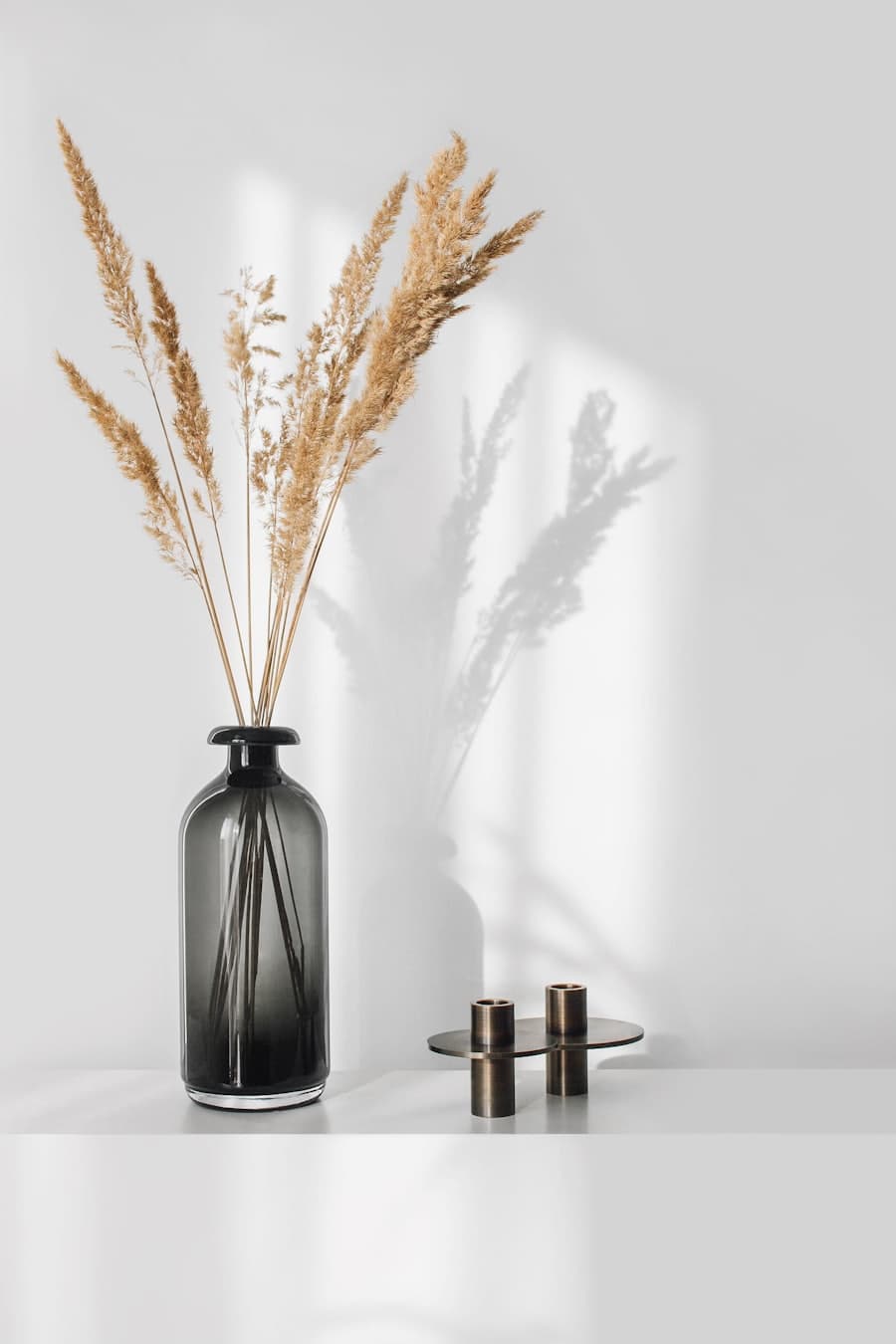 Smoked Glass Vase