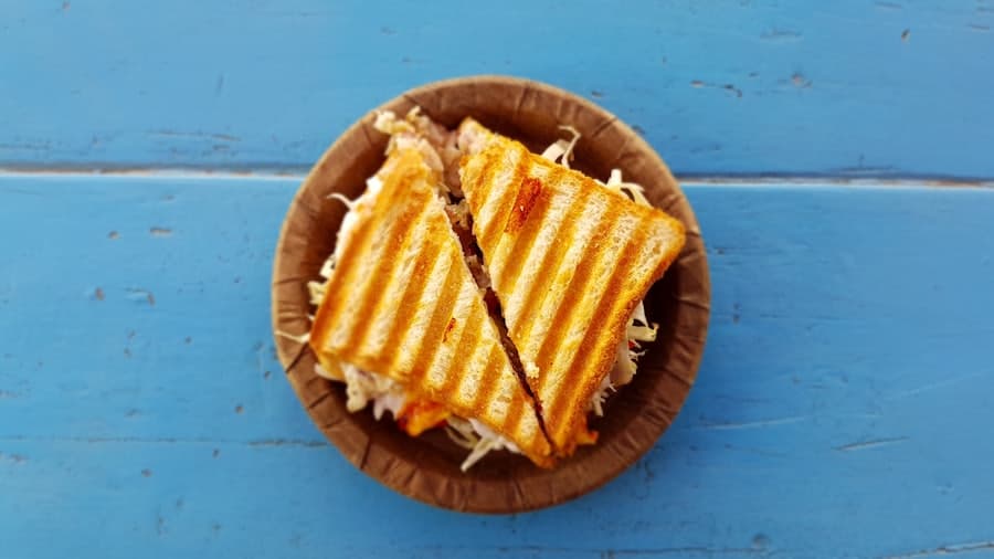 Mozzarella, Tomato & Pesto Panini